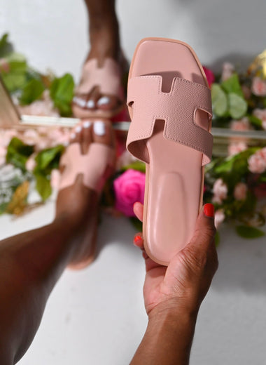 Viana Slip on Sandals - Pink