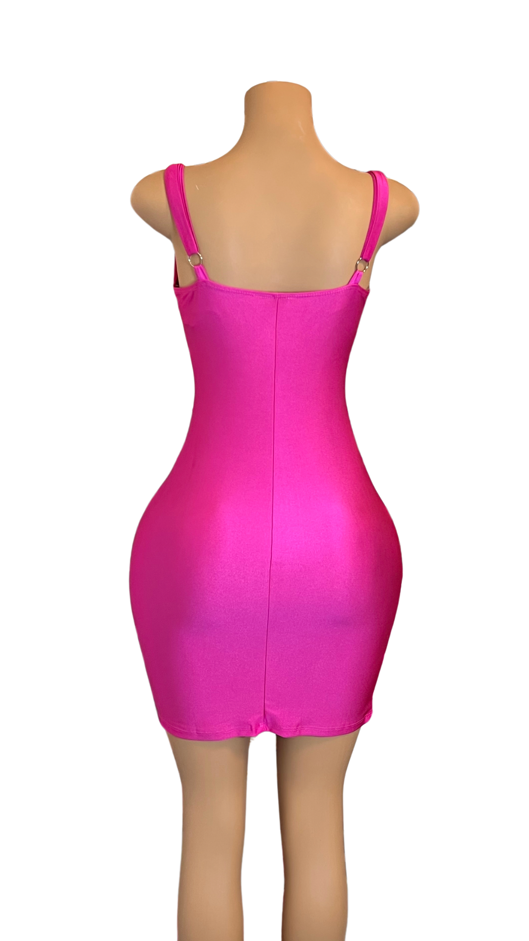 Romance - Wrap Bodycon Dress - Magenta