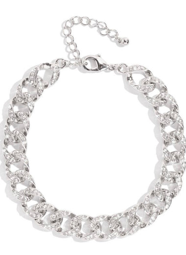 Cubana Anklet Silver